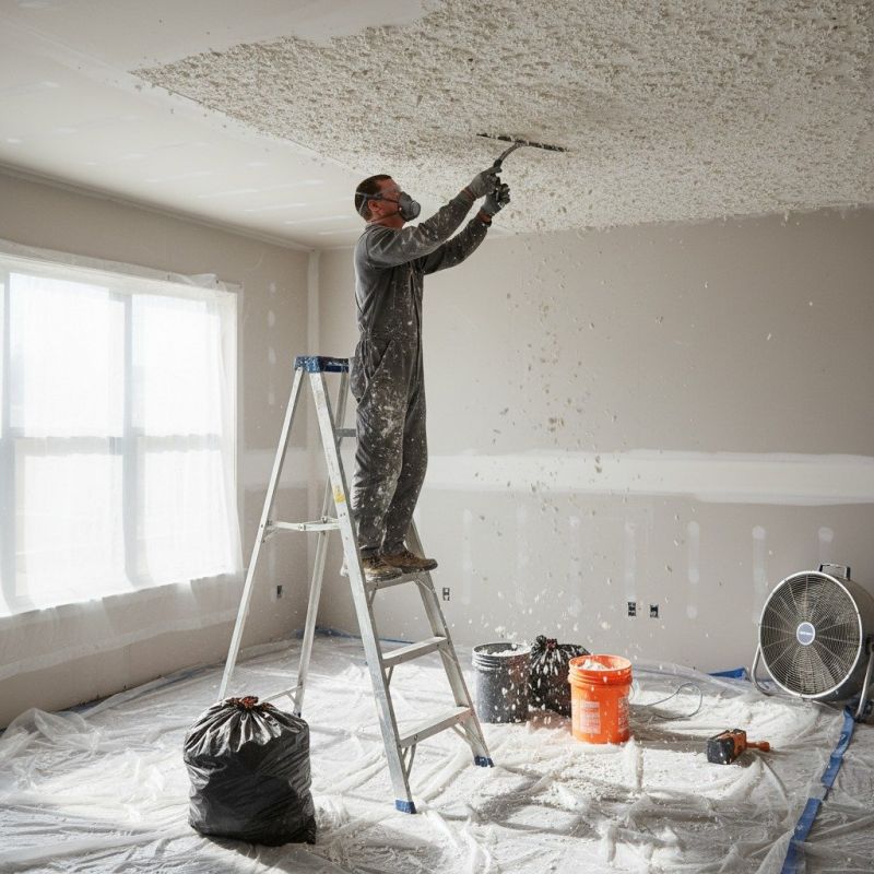 Popcorn Ceiling Repair