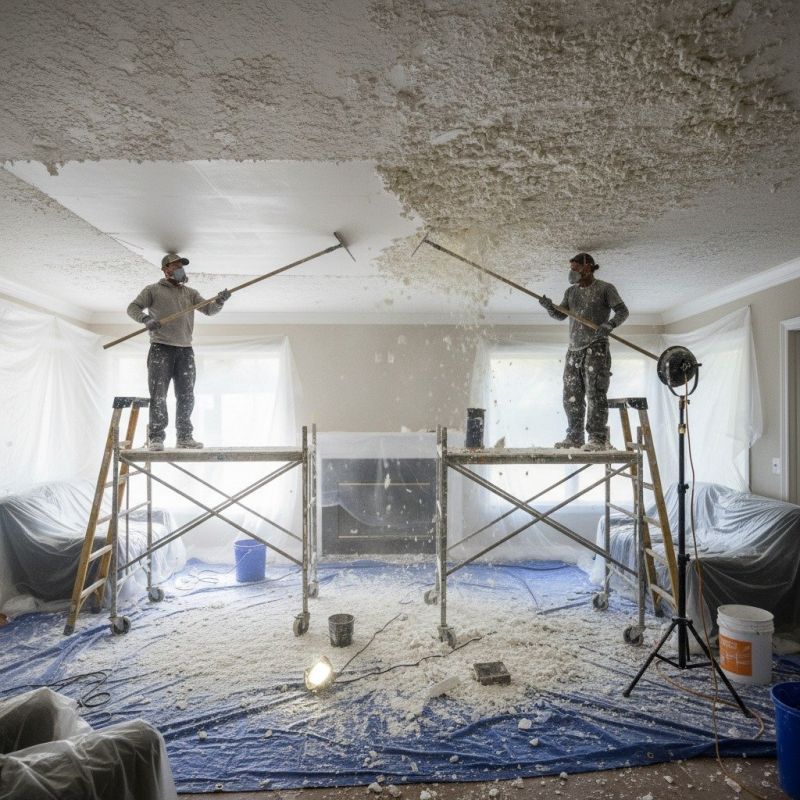 Popcorn Ceiling Repair